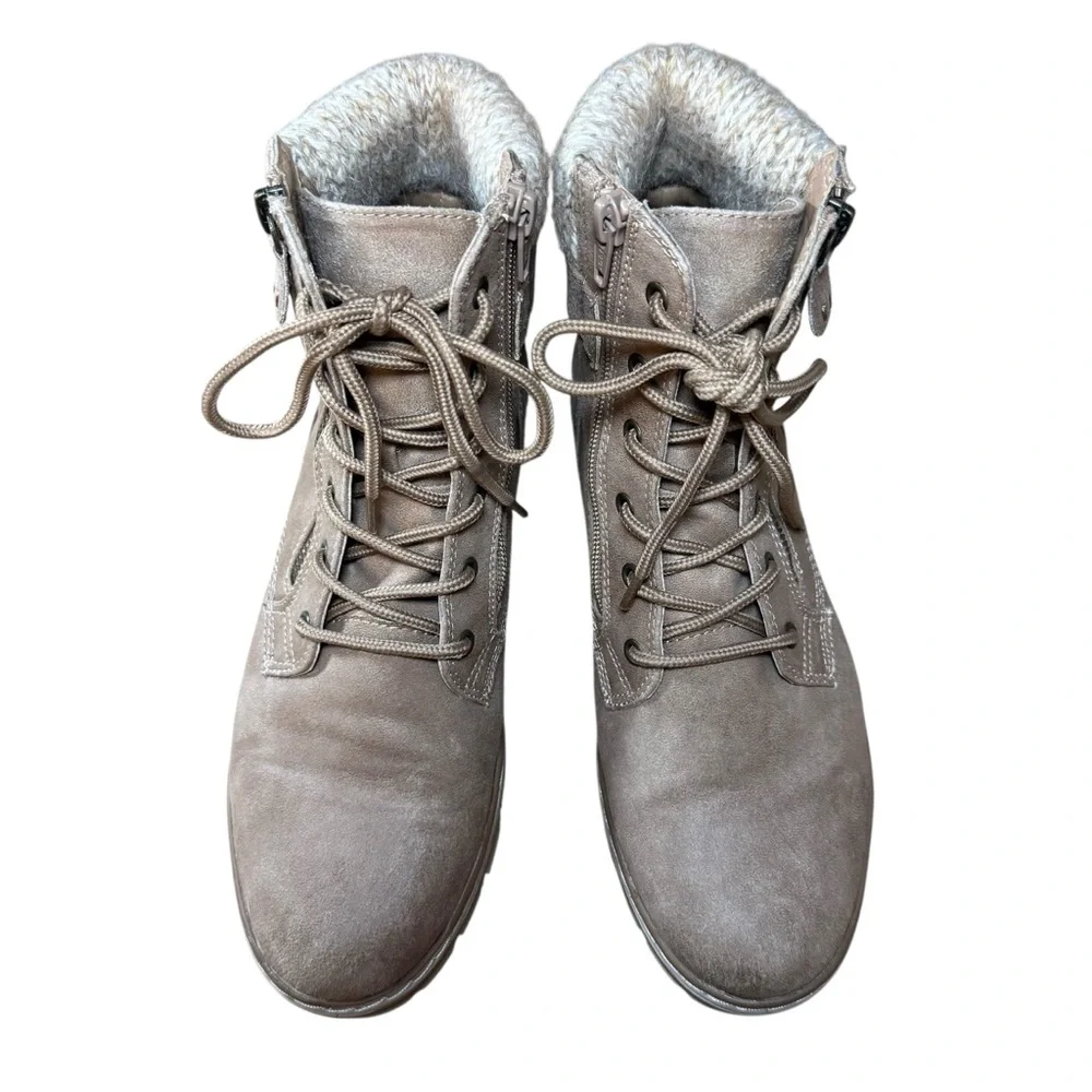 Cliffs by White Mountain Hearten Lace-Up Ankle Boots Women’s Shoes US Size 8.5 M